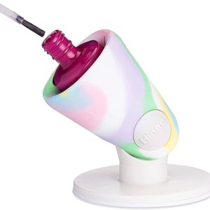 tweexy Hinge Untippable Nail Polish Bottle Holder | Anti-Spill Nail Polish Holder Stand. Tilted. Smartgrip Airlock Suction | Fingernail Painting. Nail Art Tools | Nail Polish Accessories (Unicorn) : Beauty & Personal Care