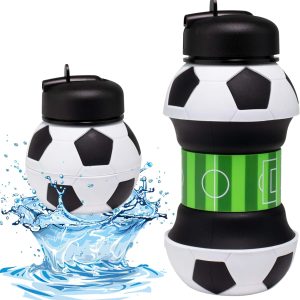 Soccer Ball Water Bottle Collapsible